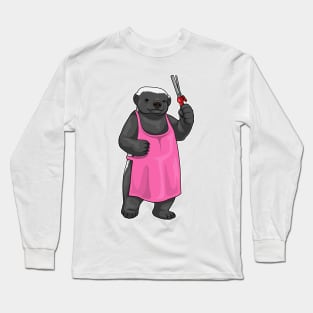 Honey badger Hairdresser Hair clip Long Sleeve T-Shirt